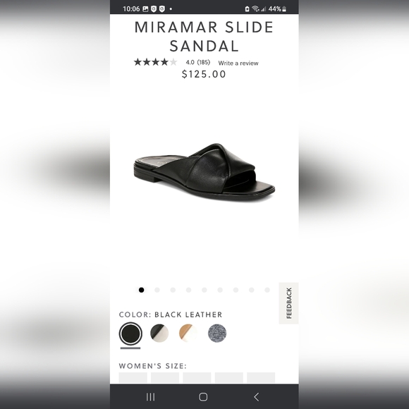 Vionic Miramar Leather Sandal - Like New - Picture 5 of 5